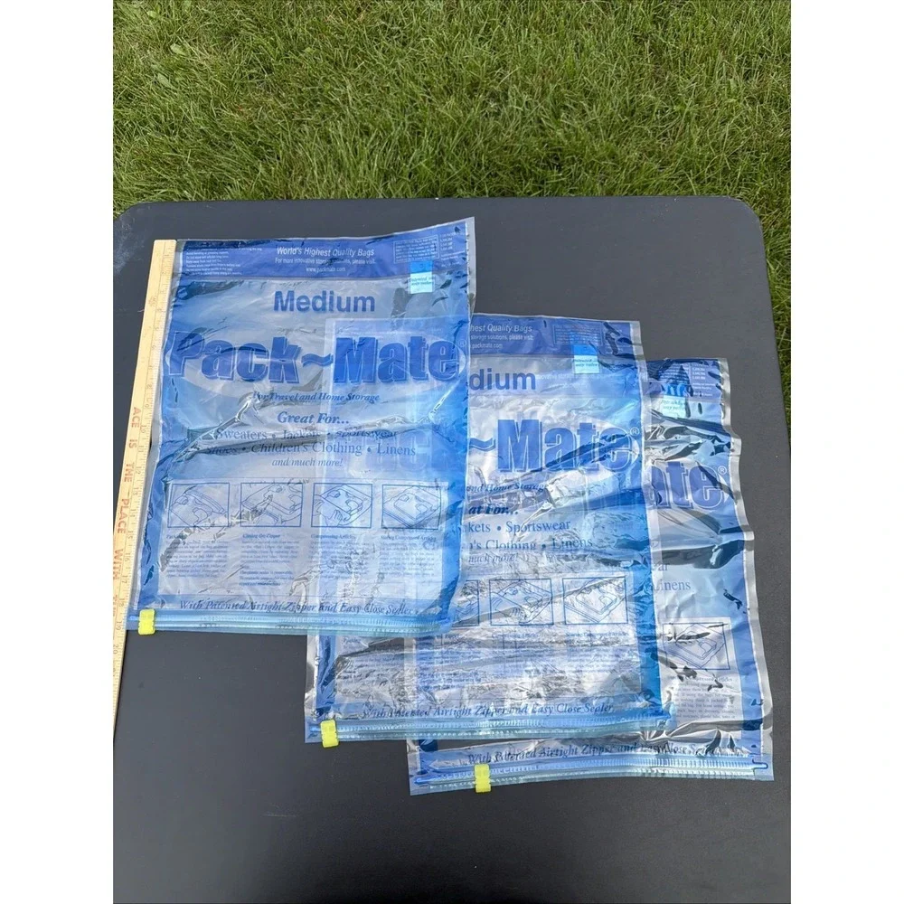 Packmate Travel Roll Storage Bag BRAND NEW 14.5x19 Size Medium Lot Of 4